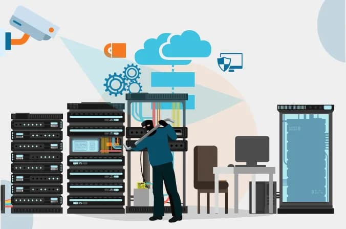 8 راه برای افزایش امنیت فیزیکی و سایبری اتاق های سرور