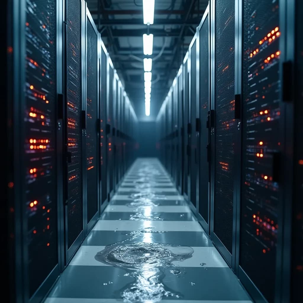 سنسور تشخیص نشتی آب در اتاق سرور